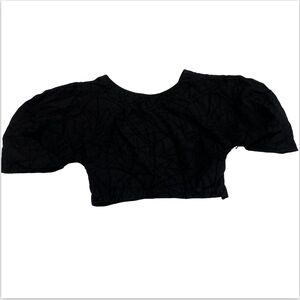 Mara Hoffman | Puff Sleeve Elegant Crop Top